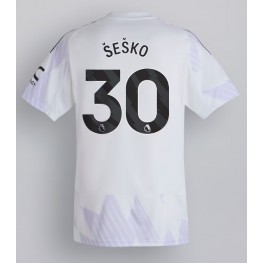 Manchester United Benjamin Sesko #30 Uit tenue 2025-26 Korte Mouw